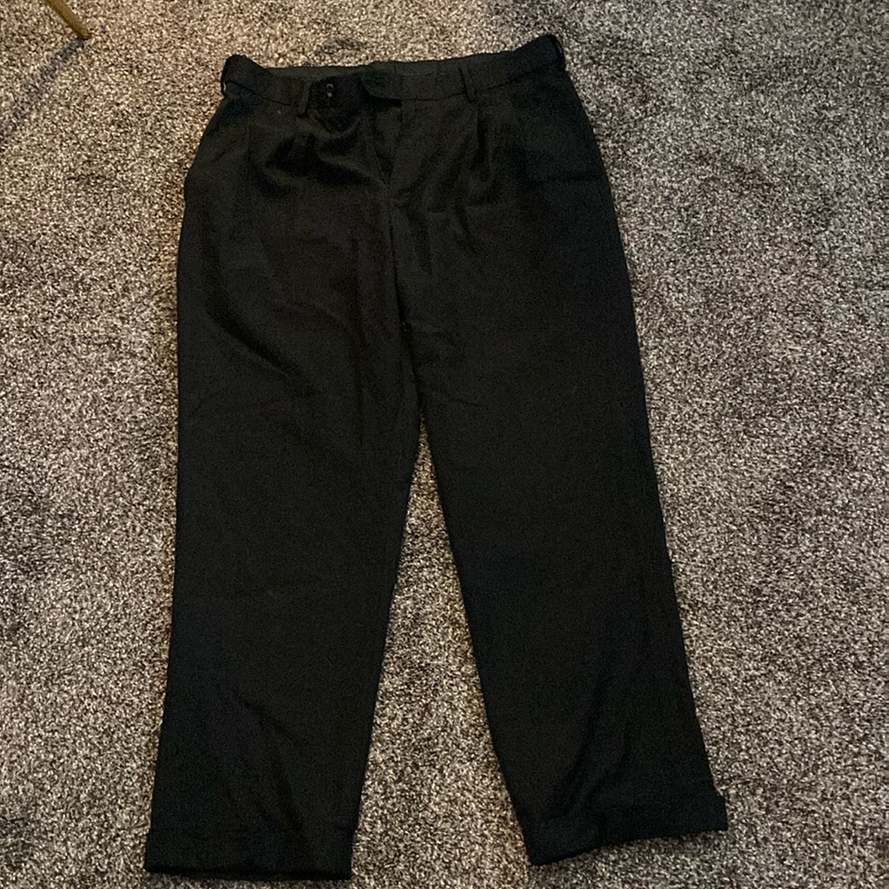 Men’s Croft&Barrow Black Pants 36x30 - Picture 1 of 4